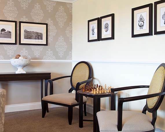 Chess Board and Chairs