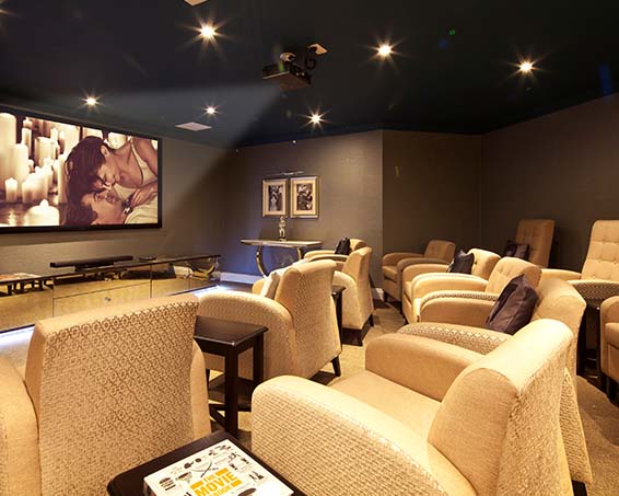 Cinema Room at Beaumont Manor Care Home