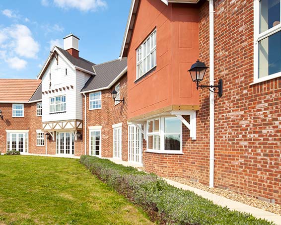Side exterior of Beaumont Manor Care Home