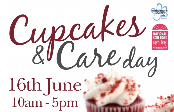 Cupcake and Care Day Sign