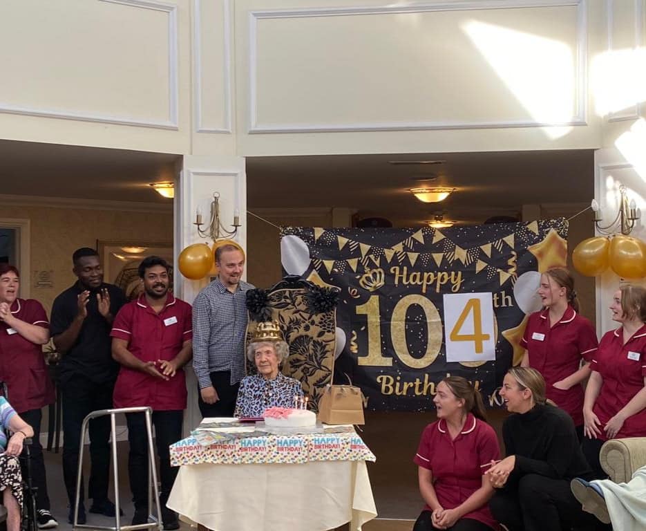 Grace celebrates her 104th birthday at Beaumont Manor