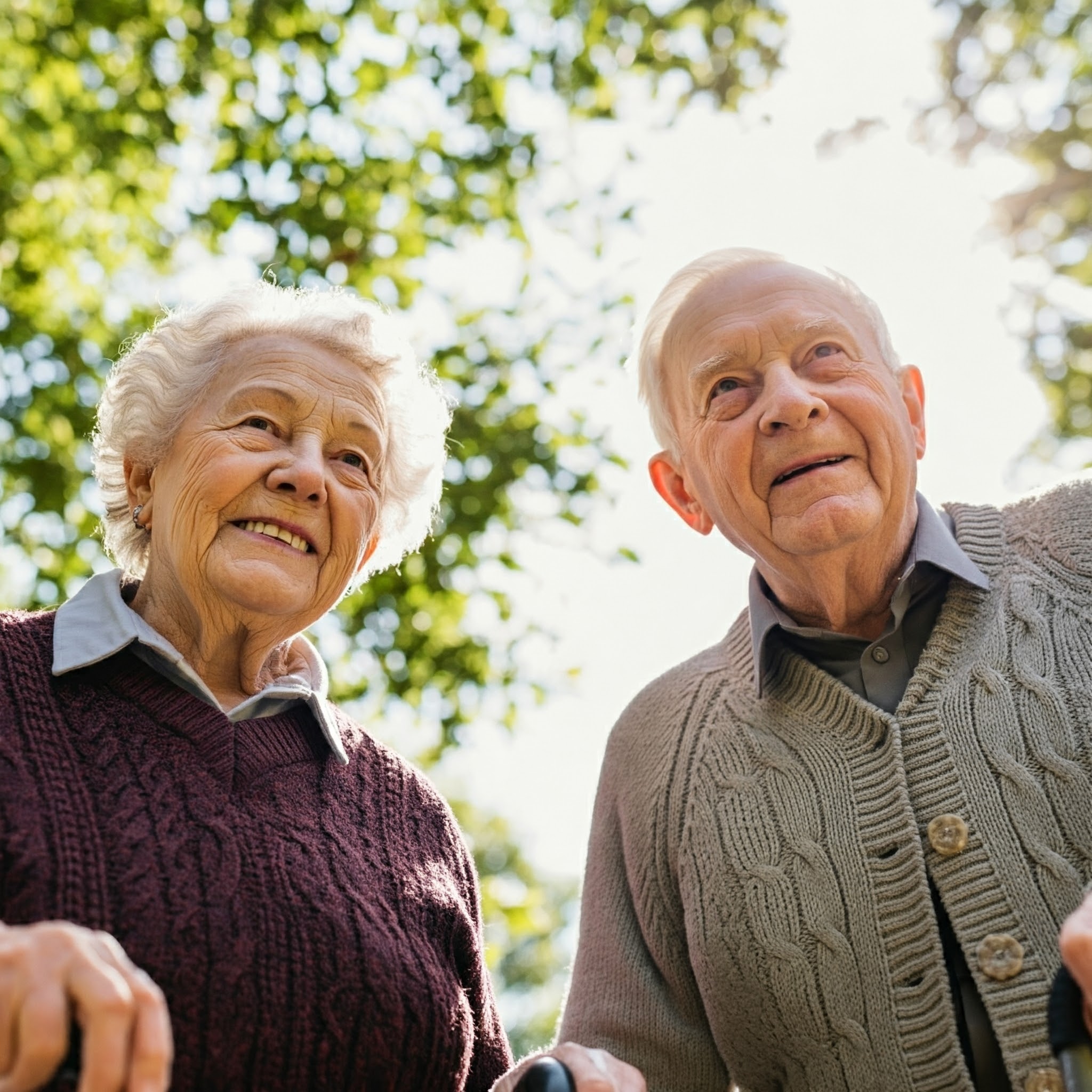 Residents in the garden